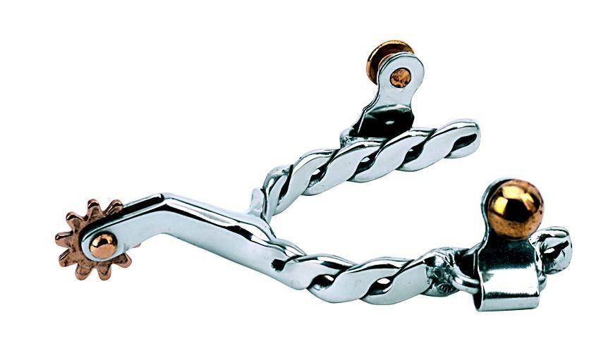 Weaver Leather Kids' Spurs With Twisted Band