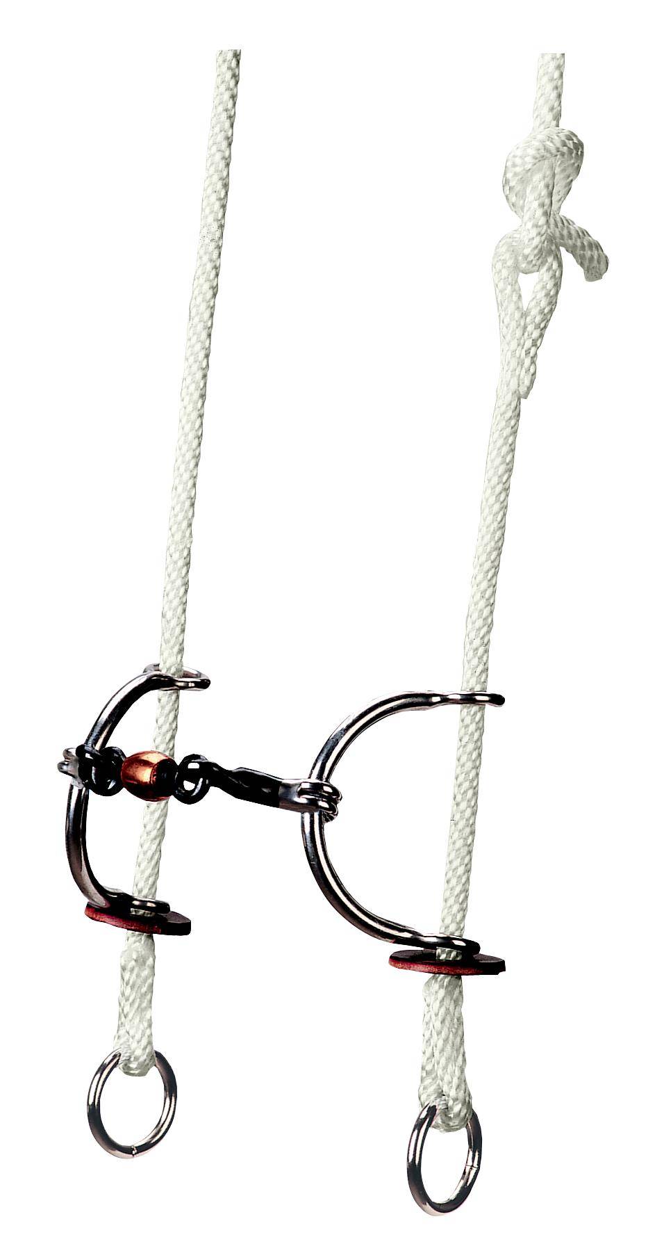 Weaver Leather Gag Bridle With  Copper Roller Slidnig Bit