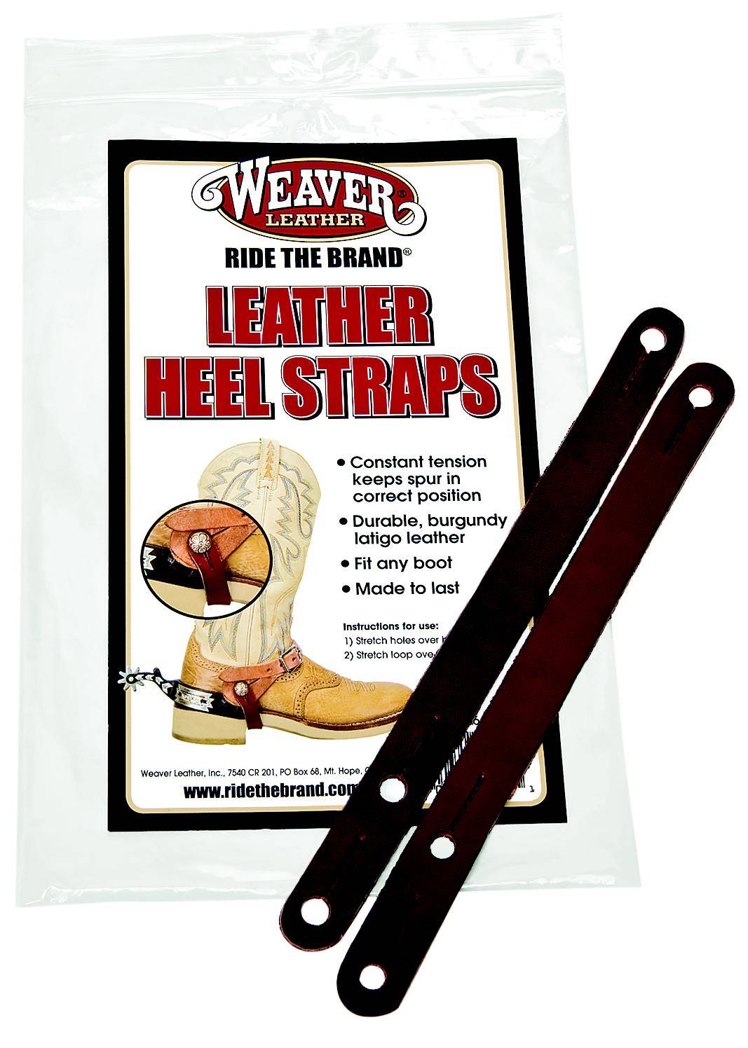 Weaver Leather Heel Straps