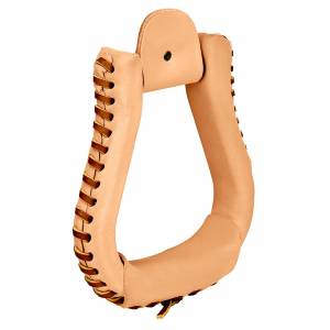 Weaver Leather Leather Covered Bell Stirrups