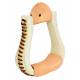 Weaver Leather Rawhide Covered Bell Stirrups