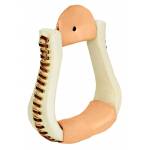 Weaver Leather Rawhide Covered Bell Stirrups