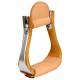 Weaver Leather Wooden Cutter Stirrups W/ Leather Tread