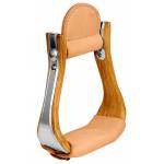 Weaver Leather Wooden Cutter Stirrups W/ Leather Tread