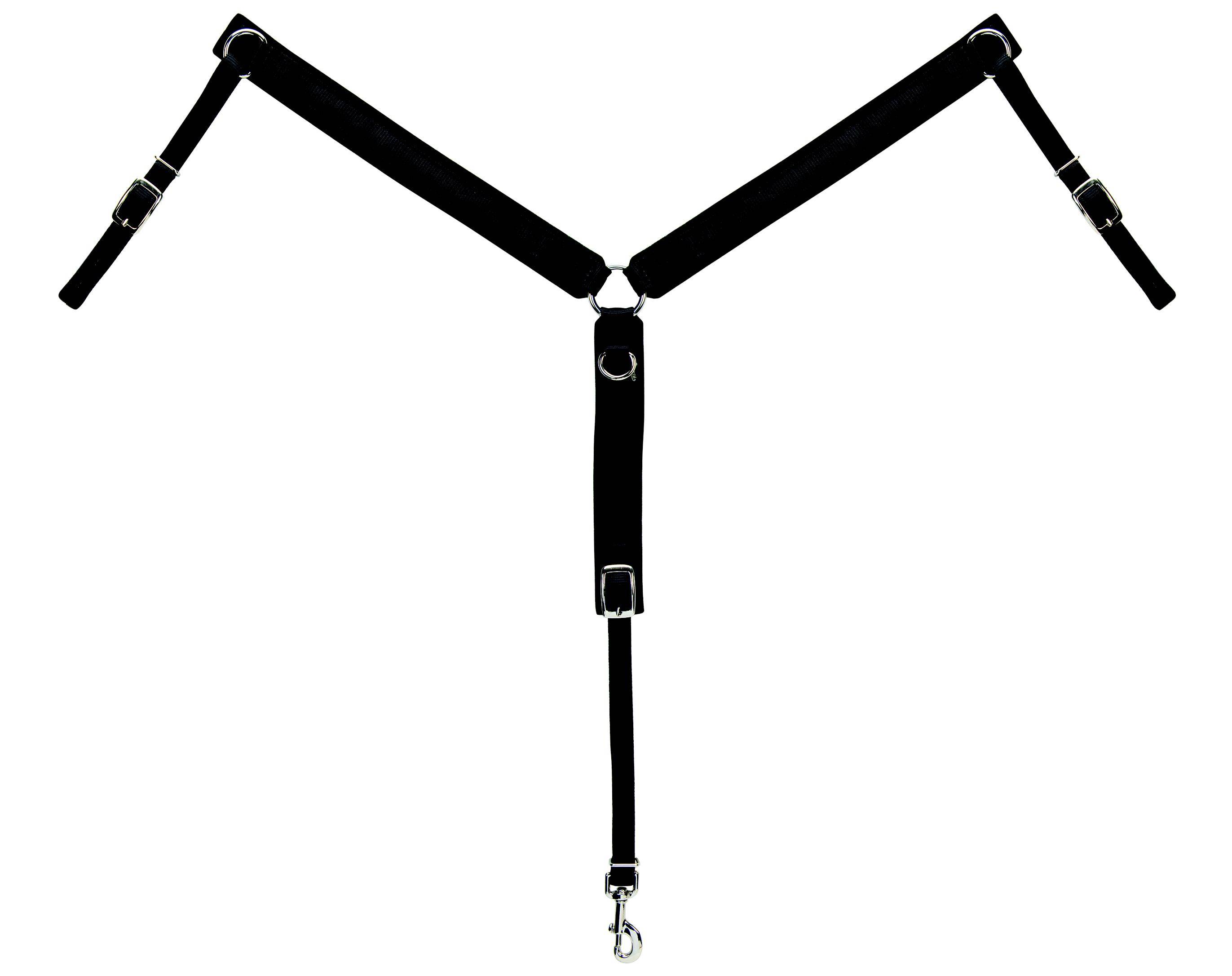 Weaver Leather Felt Lined Ring-In-Center Breast Collar