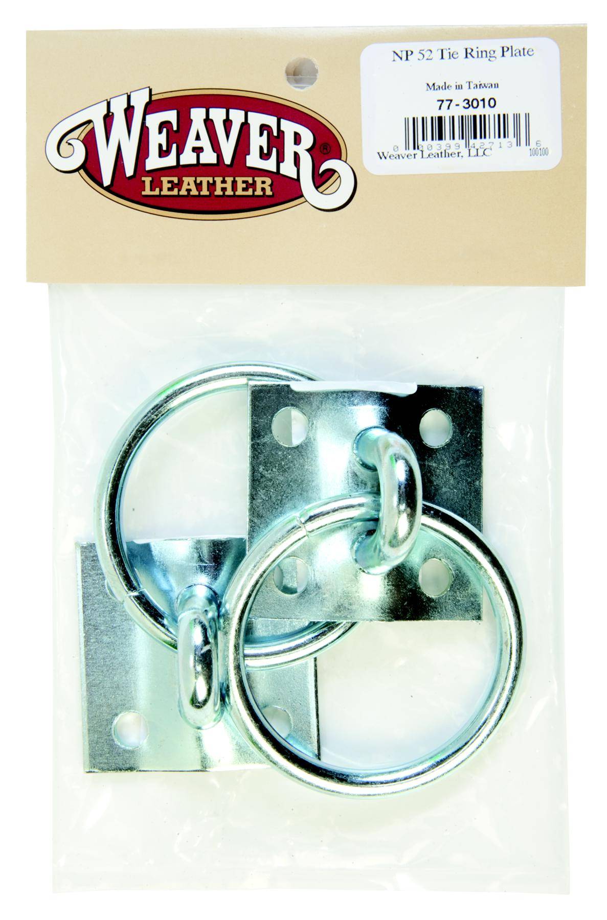 Weaver Leather Bagged Tie Ring Plates