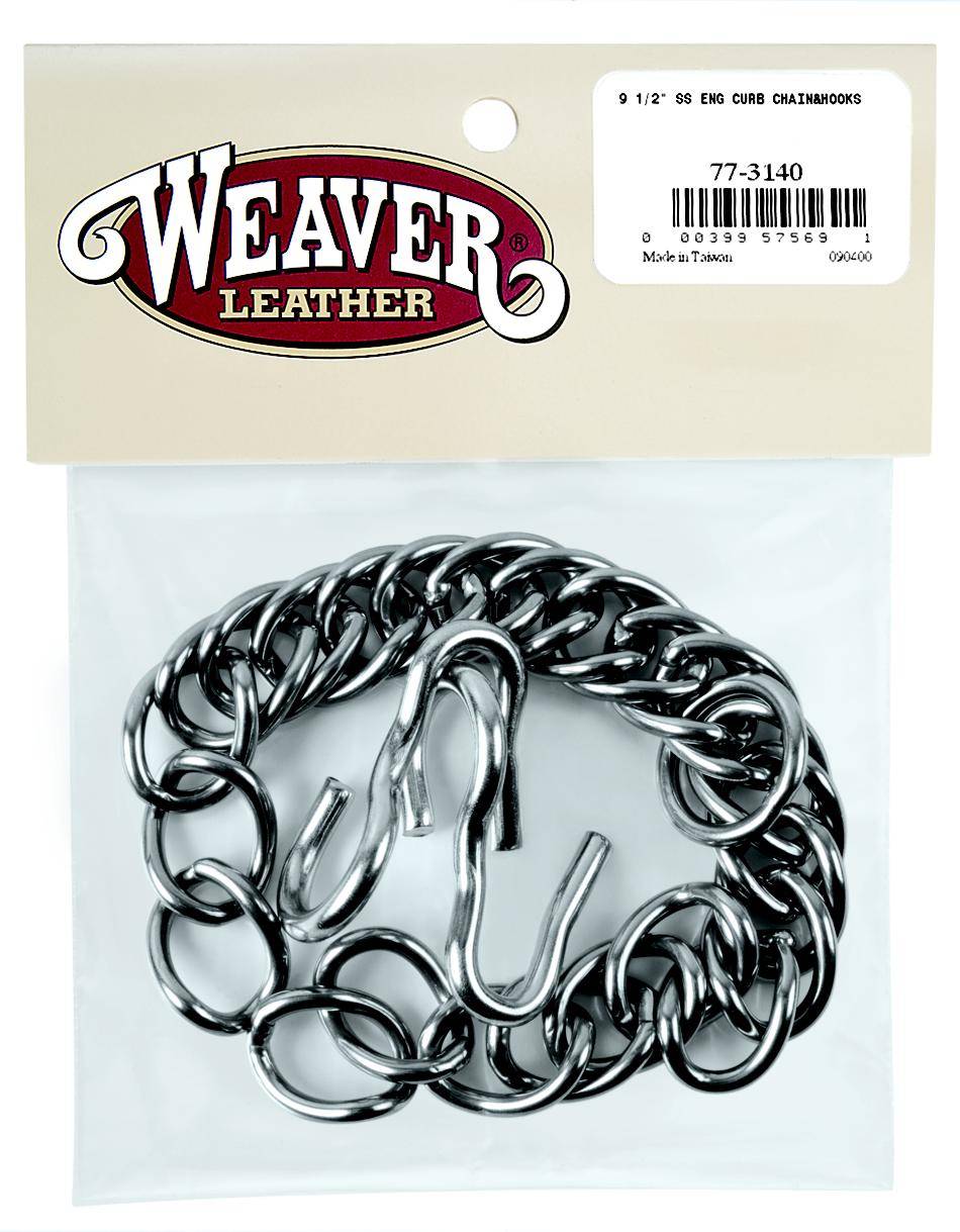 Weaver Leather English Curb Chain With  Hooks