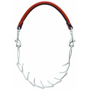 Weaver Leather Leather and Pronged Chain Goat Collar