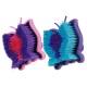 Tough-1 Butterfly Palm Grip Finishing Brushes - 6 Pack