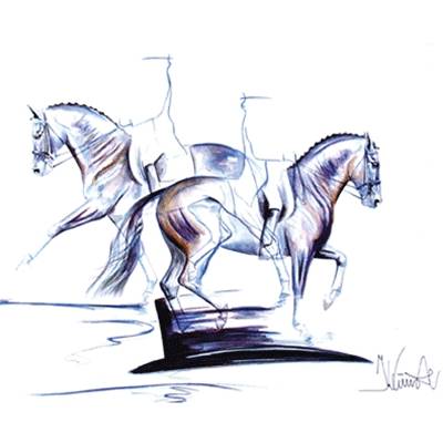 Nizza (Dressage) By: Jan Kunster, Matted