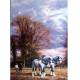 Autumn (Draft Horse) Blank Greeting Cards - 6 Pack
