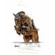 Jan Kunster Horse Prints - Tiramisu 2 (Jumping)