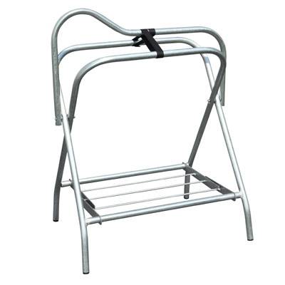 106898D Folding Saddle Stand Deluxe - Silver sku 106898D