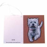 Gift Tags with  String - Westie