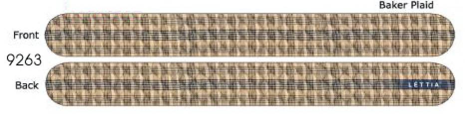 Lettia Baker Plaid Emery Board