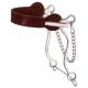 Kelly Silver Star Leather Nose Hackamore with Cable Center
