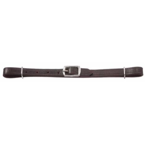 Tough-1 Flat Leather Curb Strap