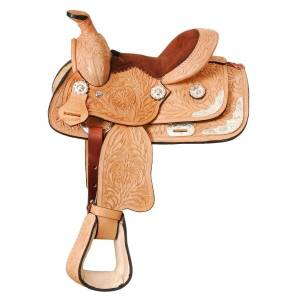 King Series Miniature Tooled Show Saddle Package