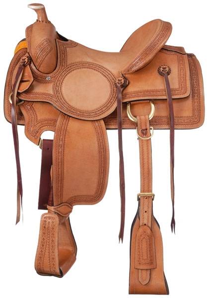 Royal King Red Oak Rancher Saddle