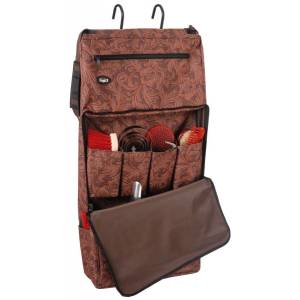 Tough-1 Print Portable Grooming Organizer - Tooled Leather Print
