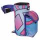 Tough-1 Bottle Holder/Cell Phone Combo Pouch - Candy Peace Print
