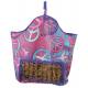 Tough-1 Slow Feed Hay Pouch - Candy Peace Print