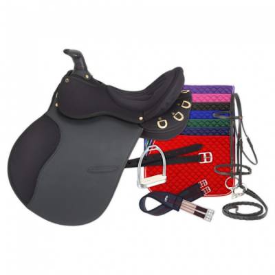 Tough-1 Blemished Eclipse Endurance Trail Saddle Pkg