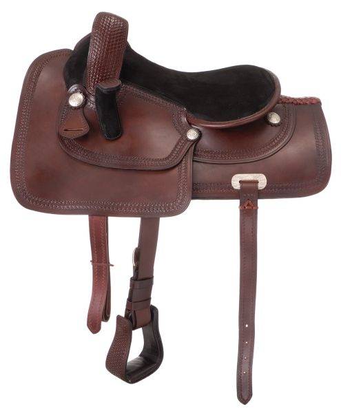 Royal King Border Tooled Side Saddle