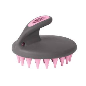 Weaver Leather Palm Held Coarse Curry withLarge Rubber Bristles