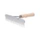 Fluffer Comb w/ Wood Handle & Stainless Steel Replaceable Blade