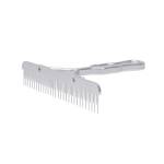 Fluffer Comb with  Aluminum Handle & Replaceable Stainless Steel Blade