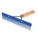 Weaver Skip Tooth Comb with Wood Handle and Replaceable Blue Plastic Blade