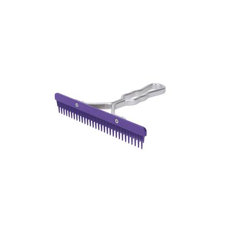 Weaver Fluffer Comb with Aluminum Handle and Replaceable Plastic Blade