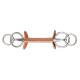 Finntack Leather Covered Mullen Double Ring Driving Bit