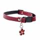 Dogit Style Adjustable Leather Dog Collar with snap