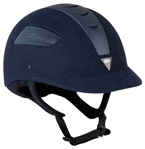 IRH Elite EQ Full Wrap-Around Harness Helmet with Amara Suede Shell & Matte B... 