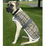 High Spirit Fleece Plaid Dog Coat