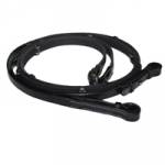 Exselle Elite Web Reins with  Leather Stops