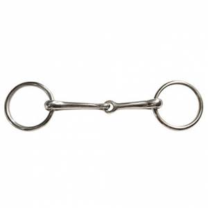 Stainless Steel Pony Ring Snaffle Bit