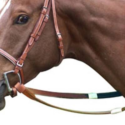 Leather Racing Reins with  Rubber Grip