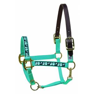 Perri's Leather Ribbon Safety Halter - Owls