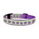 Perri's Ribbon Dog Collar - Purple Turtles