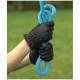 Perri's Kids Black Leather Gloves with  Spandex