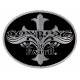 Montana Silversmiths Cowboys of Faith Cross on Wings Attitude Buckle