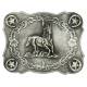 Montana Silversmiths Scallop Running Horse Classic Antiqued Attitude Belt Buckle