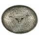 Montana Silversmiths Twisted Longhorn Classic Antiqued Attitude Belt Buckle