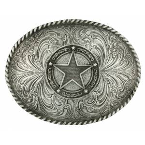 Montana Silversmiths Star Concho Classic Antiqued Attitude Belt Buckle