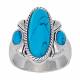 Montana Silversmiths Southwest Royale Turquoise Ring