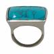 Montana Silversmiths Blue Earth Turquoise Silver Ring