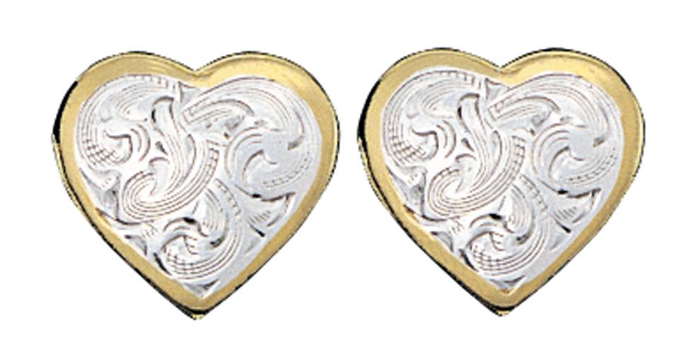 Montana Silversmiths Classic Montana Heart Earrings